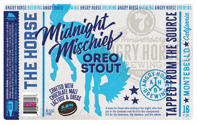 Midnight Mischief Stout Label